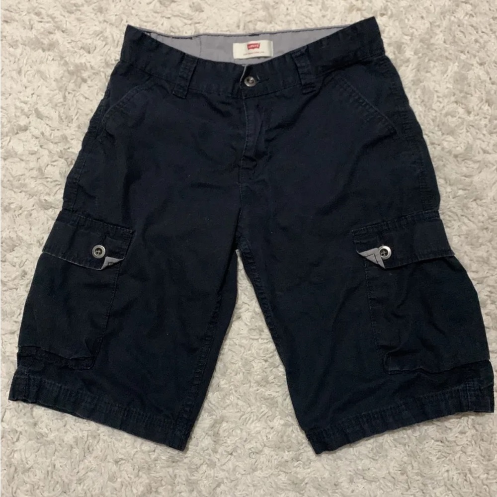 Levi’s Boys 12 Regular Black Cargo Shorts